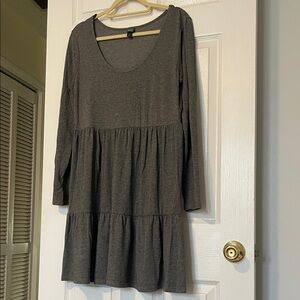 Wild Fable Gray Long Sleeve Dress